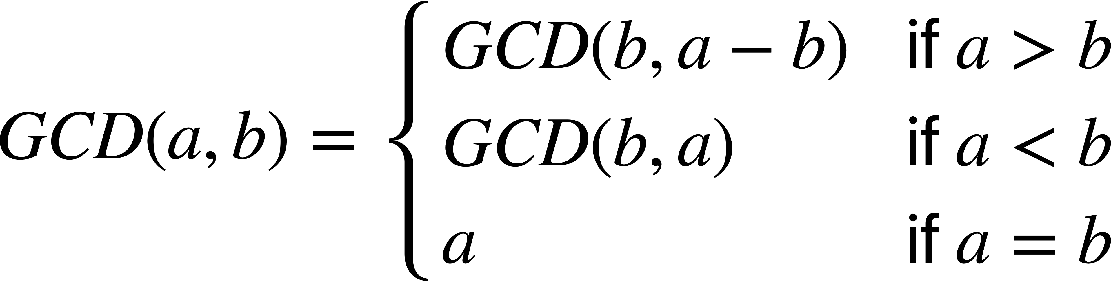 GCD of two numbers